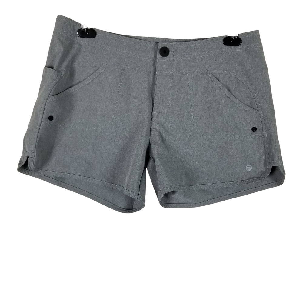 Pelagic Board Shorts Women Size 8 Gray Fishing Hiking Outdoor Stretch 287s